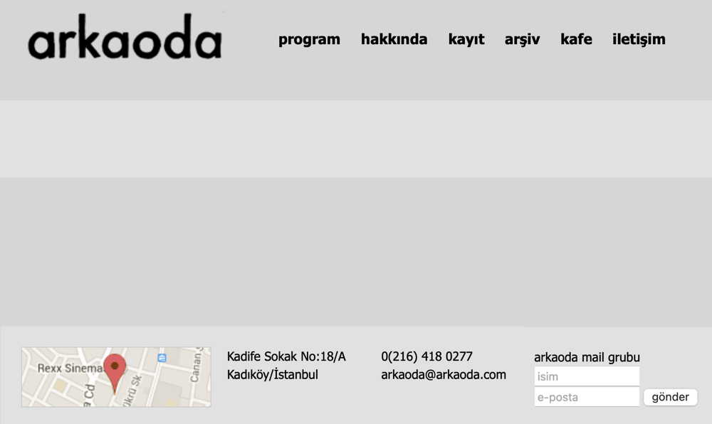 Arkaoda website